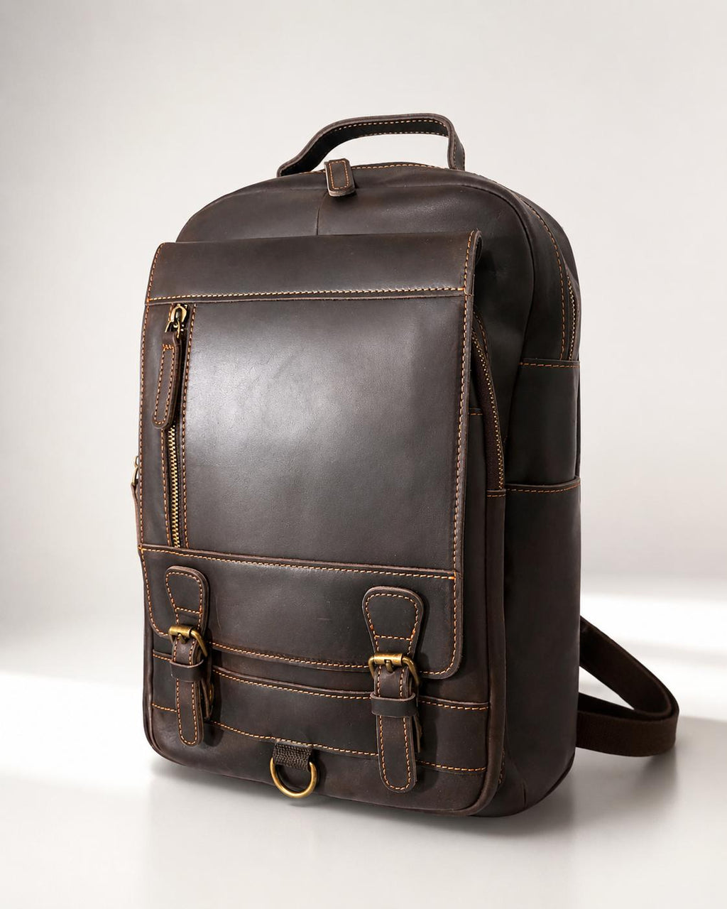 Morel Bags Black Leather Backpack – Luxury Edition