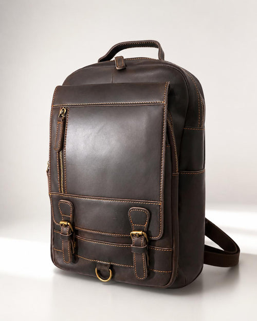 Morel Paris Black Leather Backpack – Luxury Edition