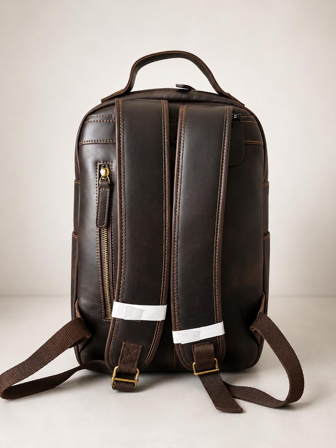 Morel Paris Black Leather Backpack – Luxury Edition