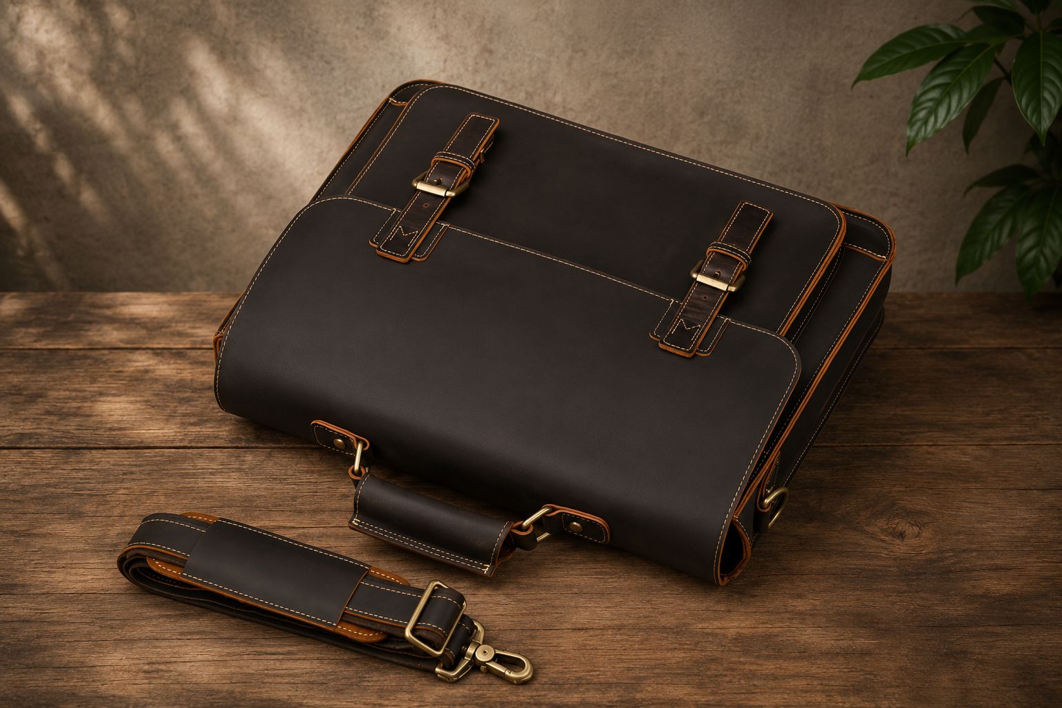 Morel Bags Genuine Leather Business Briefcase – Luxury Edition