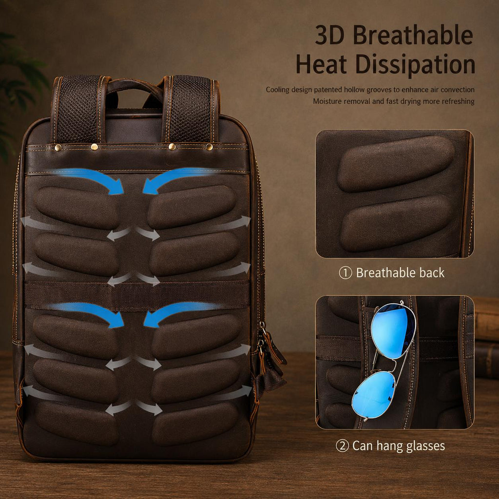 Morel Bags Genuine Leather Laptop Backpack – Executive Edition